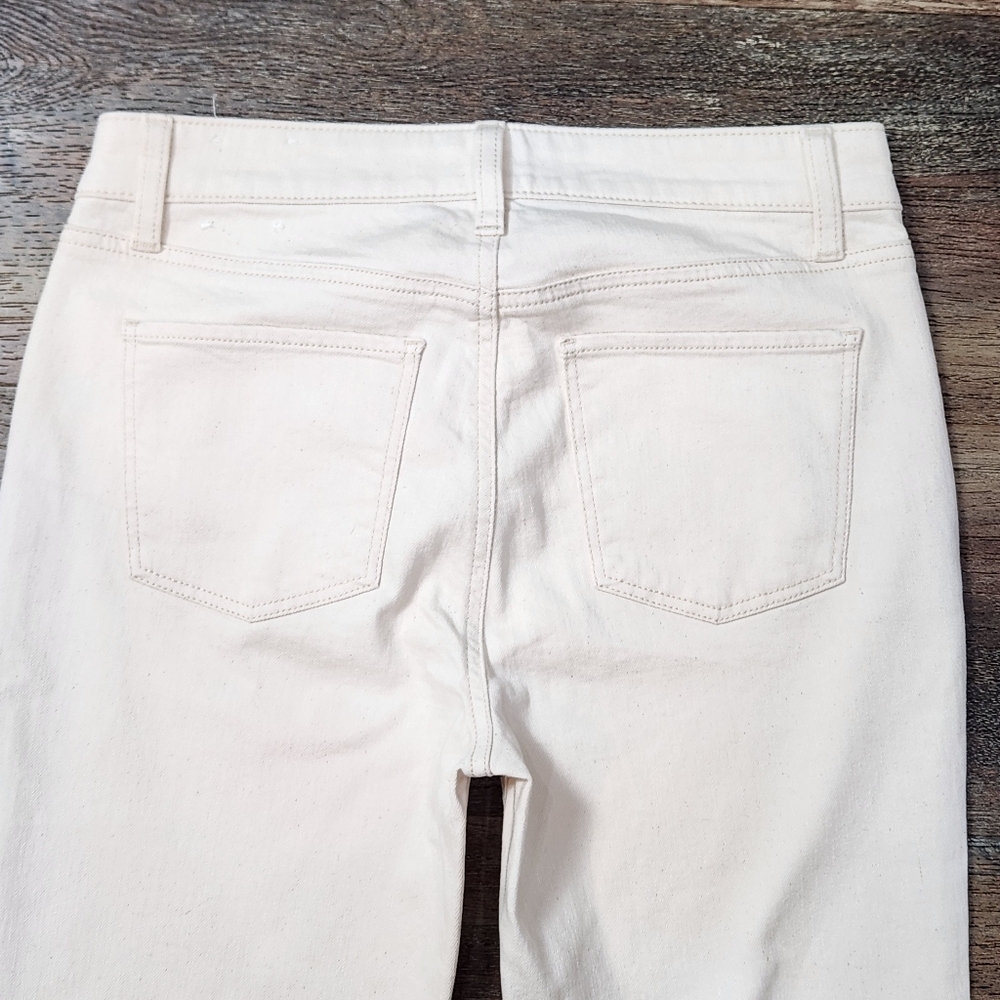 Talbots Slim Ankle Jeans Size 4 - Natural Color - Picture 9 of 11